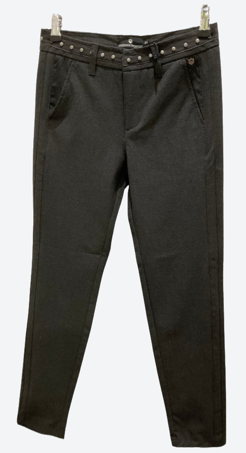 Pantalon en gris noir et marron